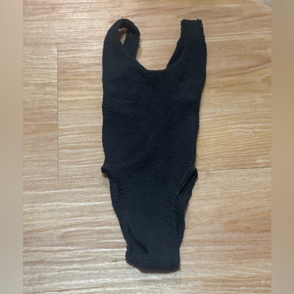 Hunza G Kids Black One Piece Swimsuit